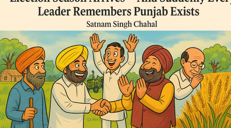 ਚੋਣਾਂ ਨੇੜੇ — ਨੇਤਾ ਮੁੜ ਪੰਜਾਬ ਨੂੰ ਯਾਦ ਕਰਨ ਲੱਗ ਪਏ