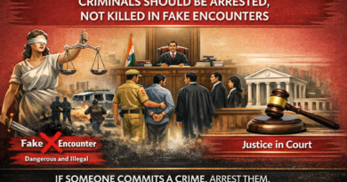 ਪੰਜਾਬ ਵਿੱਚ ਕਾਨੂੰਨ ਦਾ ਰਾਜ—ਅਪਰਾਧੀ ਗ੍ਰਿਫ਼ਤਾਰ ਹੋਵੇ, ਨਕਲੀ ਮੁਕਾਬਲੇ ਵਿੱਚ ਮਾਰਿਆ ਨਾ ਜਾਵੇ