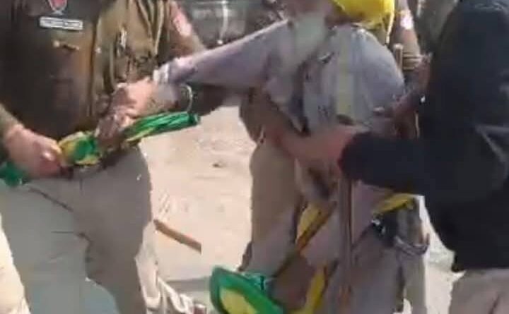 ਪੰਜਾਬ ਪੁਲਿਸ ਅਤੇ ਪ੍ਰਦਰਸ਼ਨਕਾਰੀ ਕਿਸਾਨਾਂ ਵਿਚਕਾਰ ਝੜਪ