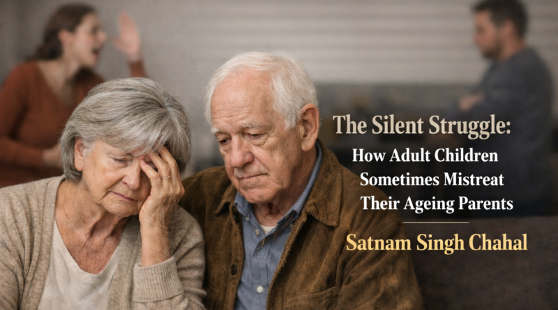ਸੰਘਰਸ਼: ਕਿਵੇਂ ਬਾਲਗ ਬੱਚੇ ਕਈ ਵਾਰ ਆਪਣੇ ਬਜ਼ੁਰਗ ਮਾਪਿਆਂ ਨਾਲ ਬੁਰਾ ਵਿਵਹਾਰ ਕਰਦੇ ਹਨ-ਸਤਨਾਮ ਸਿੰਘ ਚਾਹਲ