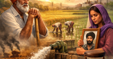 ਸੁਨਹਿਰੀ ਖੇਤਾਂ ਪਿੱਛੇ ਹੰਝੂ: ਪੰਜਾਬ ਦੇ ਕਿਸਾਨਾਂ ਦੀ ਦਰਦਨਾਕ ਹਕੀਕਤ – ਸਤਨਾਮ ਸਿੰਘ ਚਾਹਲ