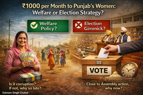 2027 ਦੀਆਂ ਵਿਧਾਨ ਸਭਾ ਚੋਣਾਂ ਤੋਂ ਪਹਿਲਾਂ ਪੰਜਾਬ ਦਾ ਰਾਜਨੀਤਿਕ ਮੈਦਾਨ ਇੱਕ ਬਹੁਤ ਹੀ ਮੁਕਾਬਲੇ ਵਾਲਾ ਅਤੇ ਖੰਡਿਤ ਦ੍ਰਿਸ਼ ਪੇਸ਼ ਕਰਦਾ