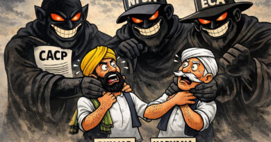 CACP, NFSA ਅਤੇ ECA: ਉਹ ਸੰਸਥਾਗਤ ਜਾਲ ਜਿਸ ਨੇ ਪੰਜਾਬ–ਹਰਿਆਣਾ ਦੇ “ਅਨਾਜ ਭੰਡਾਰ” ਨੂੰ ਕਰਜ਼ੇ ਦੇ ਭੰਡਾਰ ਵਿੱਚ ਬਦਲ ਦਿੱਤਾ- ਗੁਰਪ੍ਰਤਾਪ ਸਿੰਘ ਮਾਨ