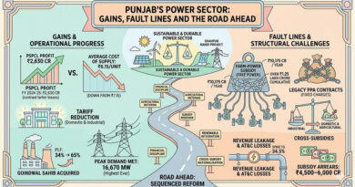ਰਾਜ ਦੀ ਬਿਜਲੀ ਕੰਪਨੀ ਮਾਰਚ 2023 ਵਿੱਚ ₹4,776 ਕਰੋੜ ਦੇ ਸੰਚਤ ਘਾਟੇ ਤੋਂ ਵਿੱਤੀ ਸਾਲ 2024-25 ਵਿੱਚ ₹2,630 ਕਰੋੜ ਦੇ ਮੁਨਾਫ਼ੇ ਵਿੱਚ-ਕੇਬੀਐਸ ਸਿੱਧੂ , ਆਈਏਐਸ (ਸੇਵਾਮੁਕਤ)