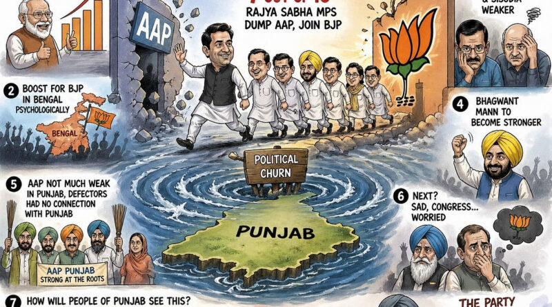 ਪੰਜਾਬ ਦੀ ਰਾਜਨੀਤੀ ਇੱਕ ਨਵੇਂ ਅਤੇ ਅਨਿਸ਼ਚਿਤ ਪੜਾਅ ਵਿੱਚ ਦਾਖਲ – ਸਤਨਾਮ ਸਿੰਘ ਚਾਹਲ