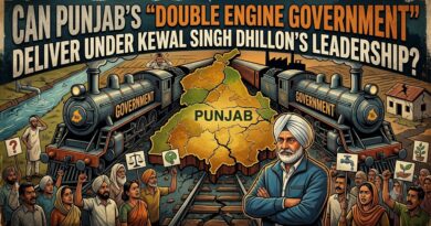 ਕੀ ਕੇਵਲ ਸਿੰਘ ਢਿੱਲੋਂ ਦੀ ਅਗਵਾਈ ਹੇਠ ਪੰਜਾਬ ਦੀ “ਡਬਲ ਇੰਜਣ ਸਰਕਾਰ” ਕੰਮ ਕਰ ਸਕਦੀ ਹੈ? – ਸਤਨਾਮ ਸਿੰਘ ਚਾਹਲ