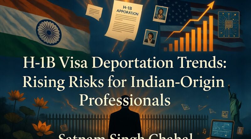 H-1B ਵੀਜ਼ਾ ਦੇਸ਼ ਨਿਕਾਲੇ ਦੇ ਰੁਝਾਨ: ਭਾਰਤੀ ਮੂਲ ਦੇ ਪੇਸ਼ੇਵਰਾਂ ਲਈ ਵਧ ਰਹੇ ਜੋਖਮ