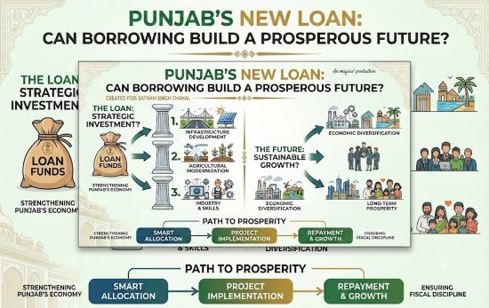 ਪੰਜਾਬ ਦਾ ਨਵਾਂ ਕਰਜ਼ਾ: ਕੀ ਉਧਾਰ ਲੈਣਾ ਖੁਸ਼ਹਾਲ ਭਵਿੱਖ ਦਾ ਨਿਰਮਾਣ ਕਰ ਸਕਦਾ ਹੈ? ਸਤਨਾਮ ਸਿੰਘ ਚਾਹਲ
