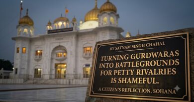 ਗੁਰਦੁਆਰਿਆਂ ਨੂੰ ਛੋਟੀਆਂ-ਮੋਟੀਆਂ ਦੁਸ਼ਮਣੀਆਂ ਲਈ ਜੰਗ ਦੇ ਮੈਦਾਨ ਵਿੱਚ ਬਦਲਣਾ ਸ਼ਰਮਨਾਕ