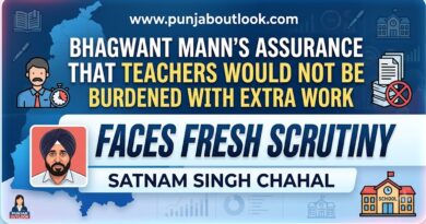 ਭਗਵੰਤ ਮਾਨ ਦੇ ਭਰੋਸੇ ਕਿ ਅਧਿਆਪਕਾਂ ‘ਤੇ ਵਾਧੂ ਕੰਮ ਦਾ ਬੋਝ ਨਹੀਂ ਪਾਇਆ ਜਾਵੇਗਾ, ਦੀ ਨਵੇਂ ਸਿਰਿਓਂ ਜਾਂਚ ਹੋਵੇ–ਸਤਨਾਮ ਸਿੰਘ ਚਾਹਲ