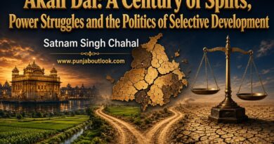 ਅਕਾਲੀ ਦਲ: ਫੁੱਟਾਂ, ਸੱਤਾ ਸੰਘਰਸ਼ਾਂ ਅਤੇ ਚੋਣਵੇਂ ਵਿਕਾਸ ਦੀ ਰਾਜਨੀਤੀ ਦੀ ਸਦੀ – ਸਤਨਾਮ ਸਿੰਘ ਚਾਹਲ
