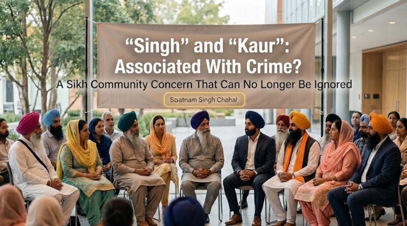 ਕੀ ‘ਸਿੰਘ’ ਹੁਣ ਅਪਰਾਧ ਦਾ ਨਾਮ ਬਣਦਾ ਜਾ ਰਿਹਾ ਹੈ? — ਸਿੱਖ ਕੌਮ ਨੂੰ ਚੁੱਪੀ ਤੋੜਨ ਦੀ ਲੋੜ