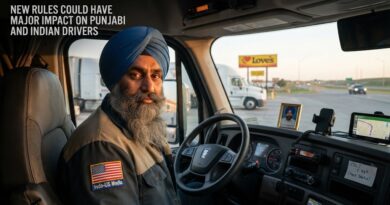 ਅਮਰੀਕਾ ਵਿੱਚ ਪੰਜਾਬੀ ਟਰੱਕ ਡਰਾਈਵਰ ਇੱਕ ਨਵੀਂ ਹਕੀਕਤ ਦਾ ਸਾਹਮਣਾ ਕਰ ਰਹੇ ਹਨ: ਸੰਘੀ ਕਾਰਵਾਈ ਦਾ ਉਨ੍ਹਾਂ ਲਈ ਕੀ ਅਰਥ ਹੈ – ਸਤਨਾਮ ਸਿੰਘ ਚਾਹਲ