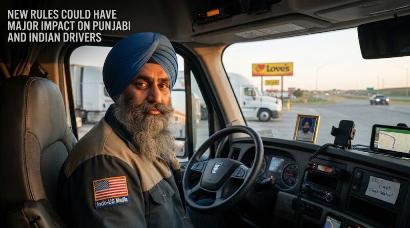 ਅਮਰੀਕਾ ਵਿੱਚ ਪੰਜਾਬੀ ਟਰੱਕ ਡਰਾਈਵਰ ਇੱਕ ਨਵੀਂ ਹਕੀਕਤ ਦਾ ਸਾਹਮਣਾ ਕਰ ਰਹੇ ਹਨ: ਸੰਘੀ ਕਾਰਵਾਈ ਦਾ ਉਨ੍ਹਾਂ ਲਈ ਕੀ ਅਰਥ ਹੈ – ਸਤਨਾਮ ਸਿੰਘ ਚਾਹਲ