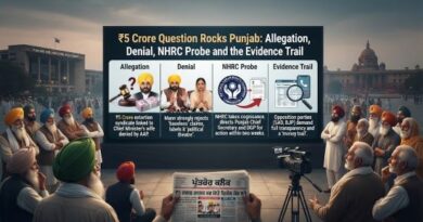ਪੰਜਾਬ ਵਿੱਚ 5 ਕਰੋੜ ਰੁਪਏ ਦੇ ਸਵਾਲ: ਦੋਸ਼, ਇਨਕਾਰ, NHRC ਜਾਂਚ ਅਤੇ ਸਬੂਤਾਂ ਦਾ ਰਸਤਾ