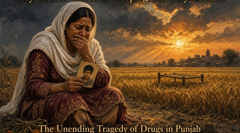 ਮੇਰੀ ਮੌਤ ਤੋਂ ਬਾਅਦ ਮੇਰੀ ਮਾਂ ਜ਼ਰੂਰ ਰੋਂਦੀ ਹੋਵੇਗੀ…ਪੰਜਾਬ ਦੇ ਨਸ਼ਿਆਂ ਦੀ ਨਾ ਮੁੱਕਣ ਵਾਲੀ ਤ੍ਰਾਸਦੀ
