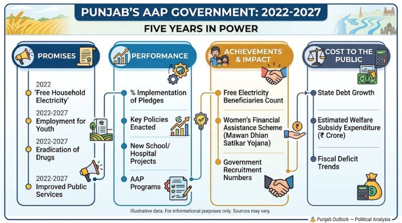 ਪੰਜ ਸਾਲ ਸੱਤਾ ਵਿੱਚ ਰਹੀ ‘ਆਪ’ ਸਰਕਾਰ: ਬਿੱਲ ਤਾਂ ਪਾਸ ਹੋਏ, ਪਰ ਪੰਜਾਬ ਦੇ ਲੋਕਾਂ ਨੂੰ ਜ਼ਮੀਨੀ ਪੱਧਰ ’ਤੇ ਕਿੰਨਾ ਲਾਭ ਮਿਲਿਆ?